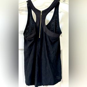 Racer Back Tank w/ Zipper Banana Republic